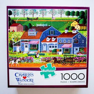 Charles Wysocki 🧩 "Prairie Wind Flowers" (1000) Piece Puzzle